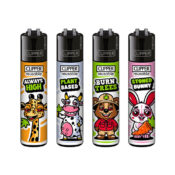 Clipper Lighters Classic Stoned Animals #2 (48pcs:display) Wholesale-1