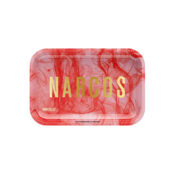 Narcos Metal Rolling Tray Pink Small - Wholesale