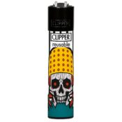 Clipper Lighters Classic Mushroom Skulls (24pcs/display) - Image 3