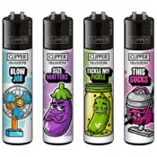 Clipper Lighters Classic Porn Slogan #8 (48pcs/display)