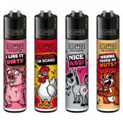 Clipper Lighters Classic Sexy Animals (48pcs/display)