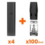 CCELL UNO POD Small Pack (4 Batteries + 100 Cartridges 1ml) CCELL UNO POD Small Pack (4 Batteries + 100 Cartridges 1ml)
