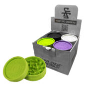 Santa Cruz Biodegradable Hemp Grinder Mix Colors 2 Parts - 55mm (12pcs/display)