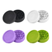 Santa Cruz Biodegradable Hemp Grinder Mix Colors 2 Parts - 55mm (12pcs/display) - Image 2