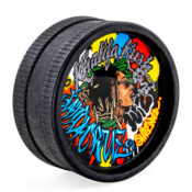 Santa Cruz Biodegradable Hemp Grinder Wiz Khalifa 2 Parts - 55mm (12pcs/display) - Image 2