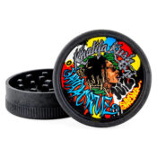 Santa Cruz Biodegradable Hemp Grinder Wiz Khalifa 2 Parts - 55mm (12pcs/display) - Image 3