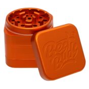 Best Buds The Cube Aluminium Grinder 4 Parts 50mm Rust
