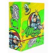 Monkey King Unbleached Rolling Papers Alien Burst King Size Slim with Tips (24pcs/display) - Image 3