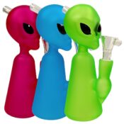 Alien Figure Bong Thick Glass 17cm