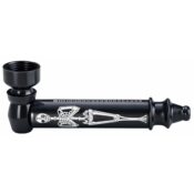 Champ High Black Skeleton Pipe (12pcs/display) - Image 3