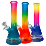 Rainbow Gradient Glass Bong 25cm Rainbow Gradient Glass Bong 25cm