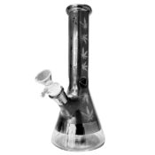 Weed Leaves Glass Bong 25cm - Image 3