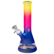 Rainbow Gradient Glass Bong 25cm - Image 4