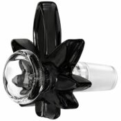 Hemp Leaf Bong Glass Bowl 18mm - Image 2