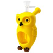 Owl Glass-Silicone Bong 6cm - Image 4