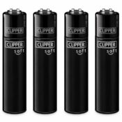 Clipper Classic Micro Soft Touch All Black (48 pcs/display)