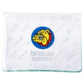 The Bulldog Shatterproof Glass Rolling Tray 16x12 cm - Image 2